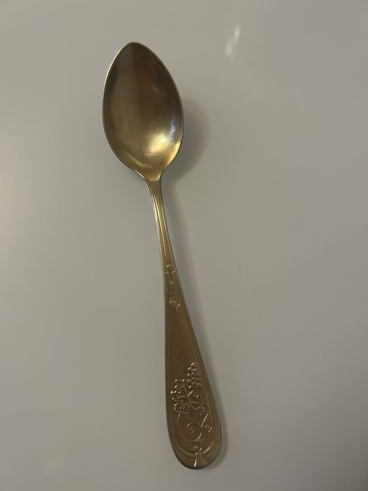 Чайная ложка срібло   875, позолота CPCP