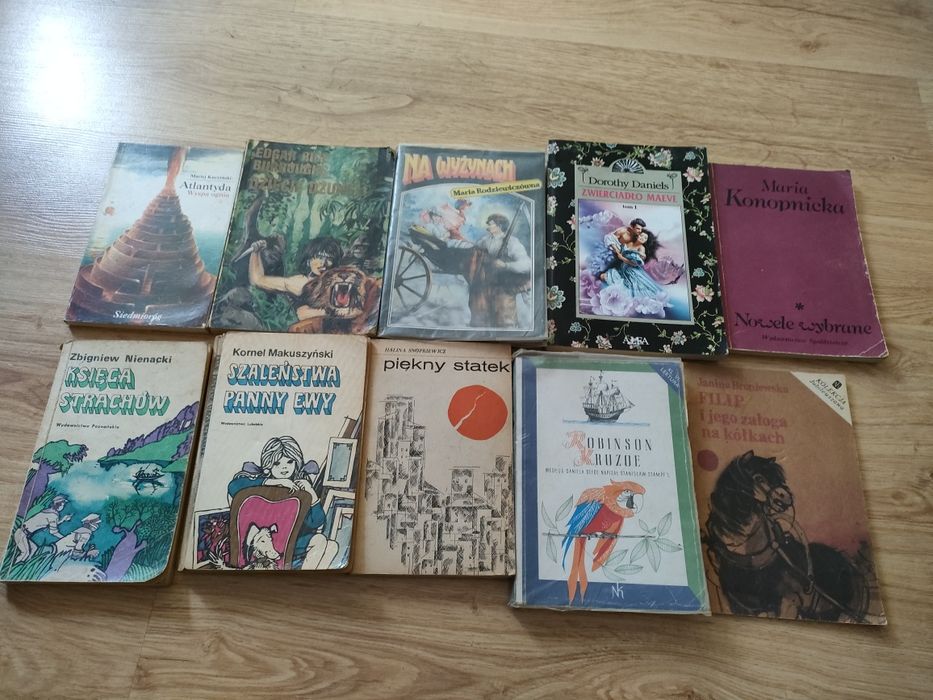 Zestaw 10 książek