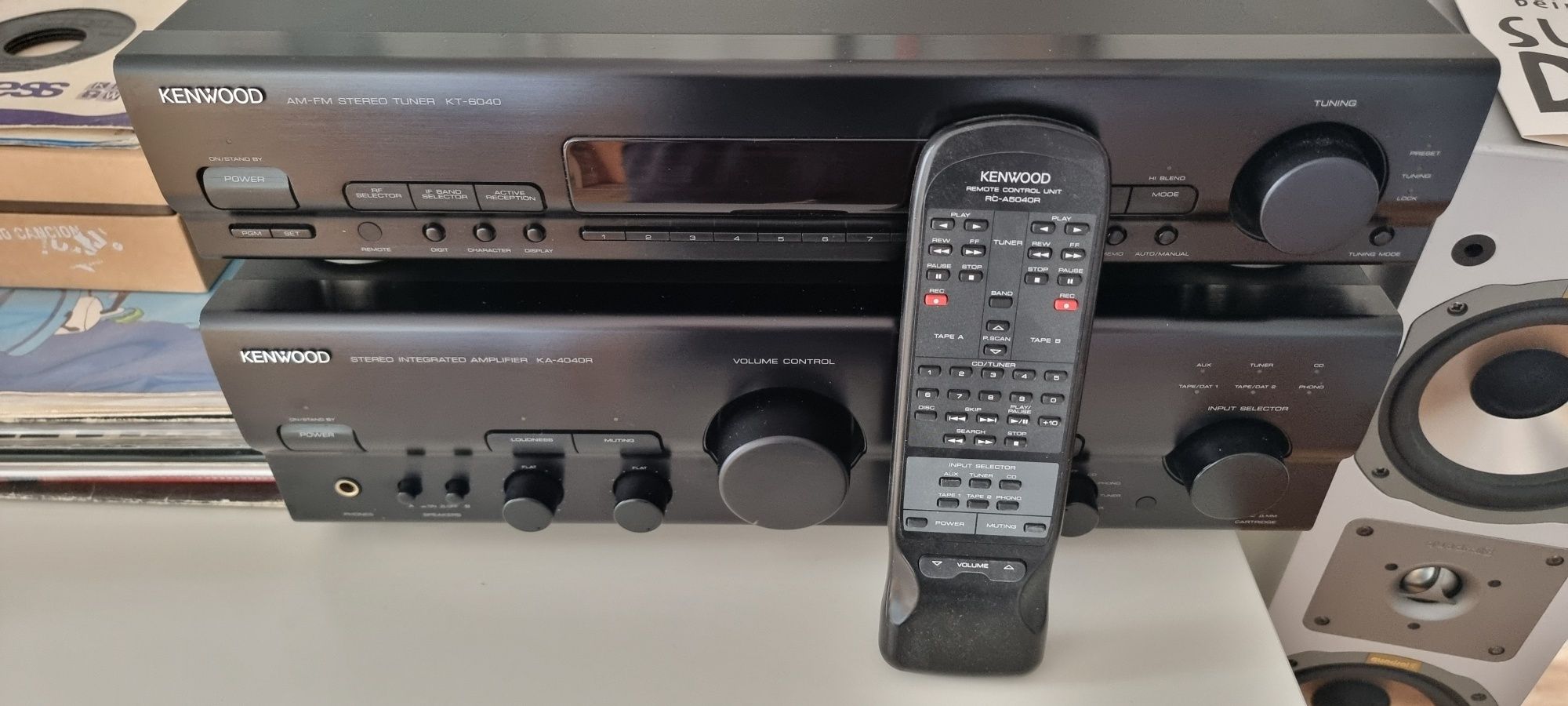 KENWOOD  HiFi, super stan, pilot, KT-6040, KA-4040R