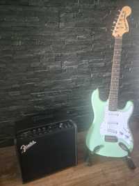 Gitara Stratocaster Squier Affinity + wzmacniacz i akcesoria