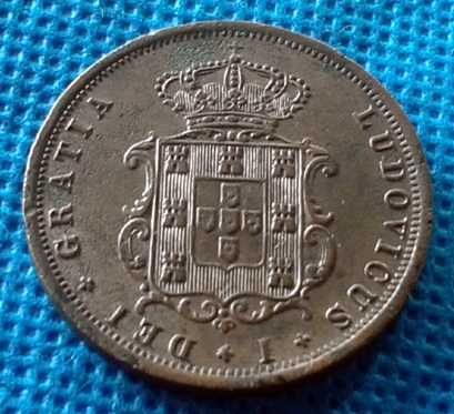 V Reis D.Luis I 1874 (4 Com Pé) RARA