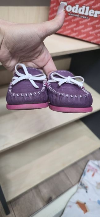 Мокасины, туфельки для девочки кожа