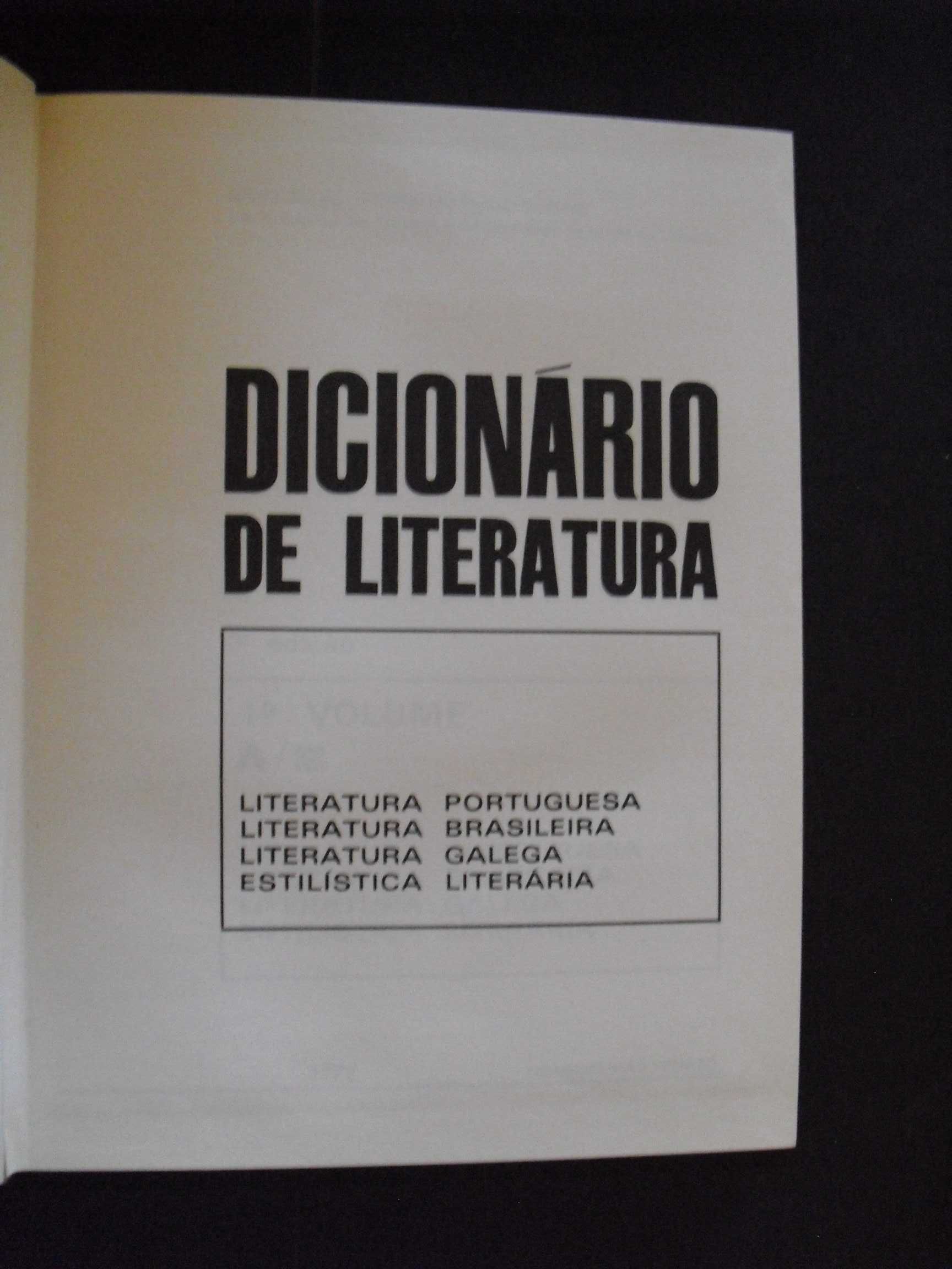 Coelho (Jacinto do Prado,Direcção);Dicionário de Literatura-5 Volumes
