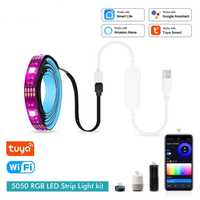 Лед стрічка usb WiFi 5м,5050 rgb led strip Tuya/светодиодная лента 5м