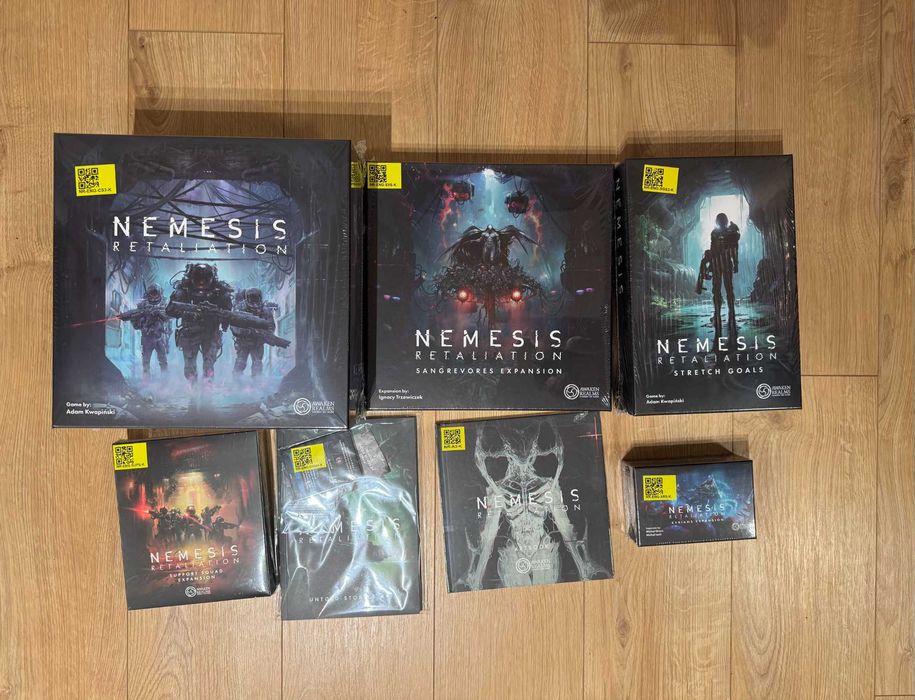 Nemesis: Retaliation. stretch goals + dodatki,  wersja ENG