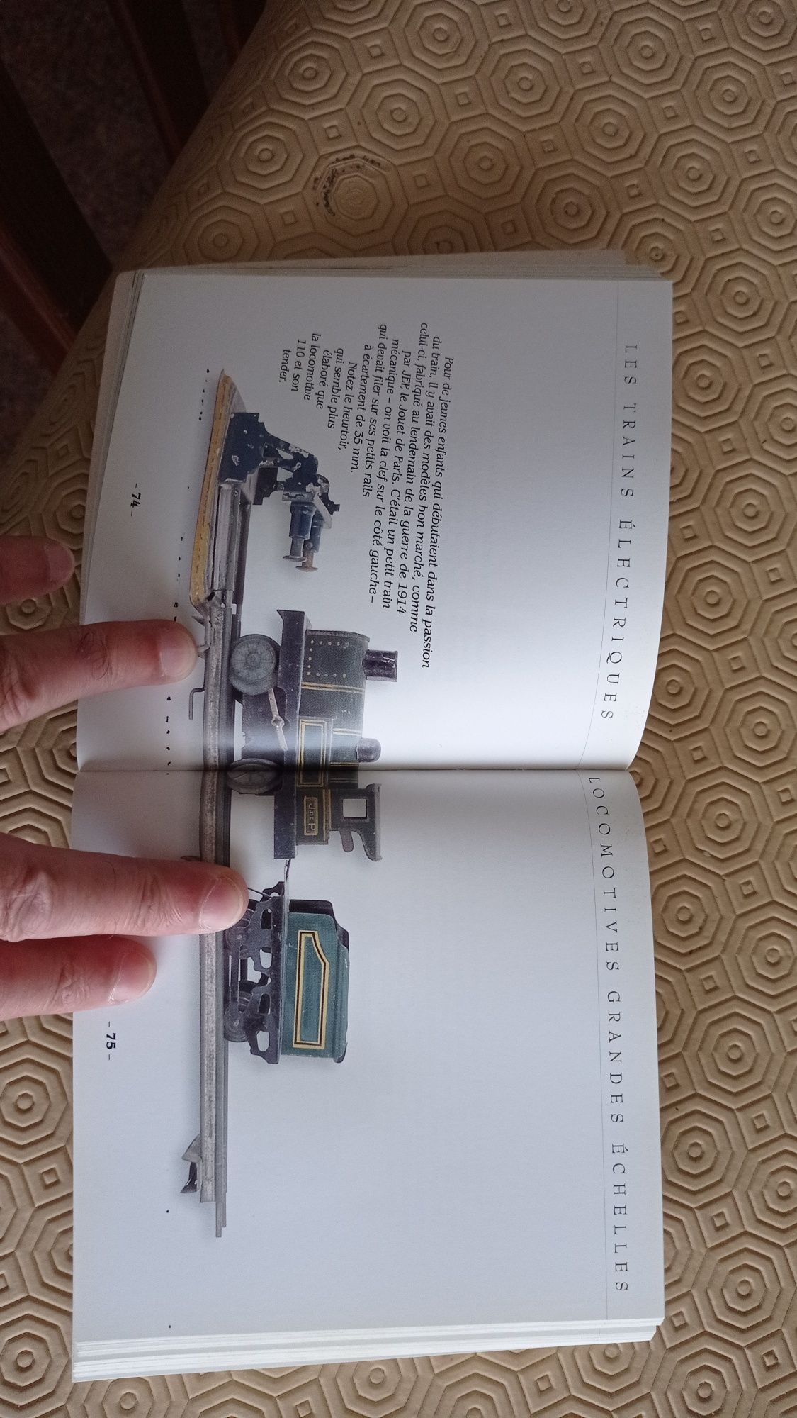 Livro sobre comboios