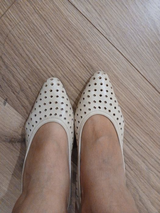 Sapatos Vintage Beges