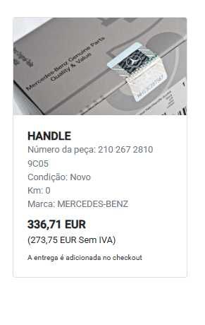 Manete alavanca velocidades Mercedes classe E W210 manual elegance