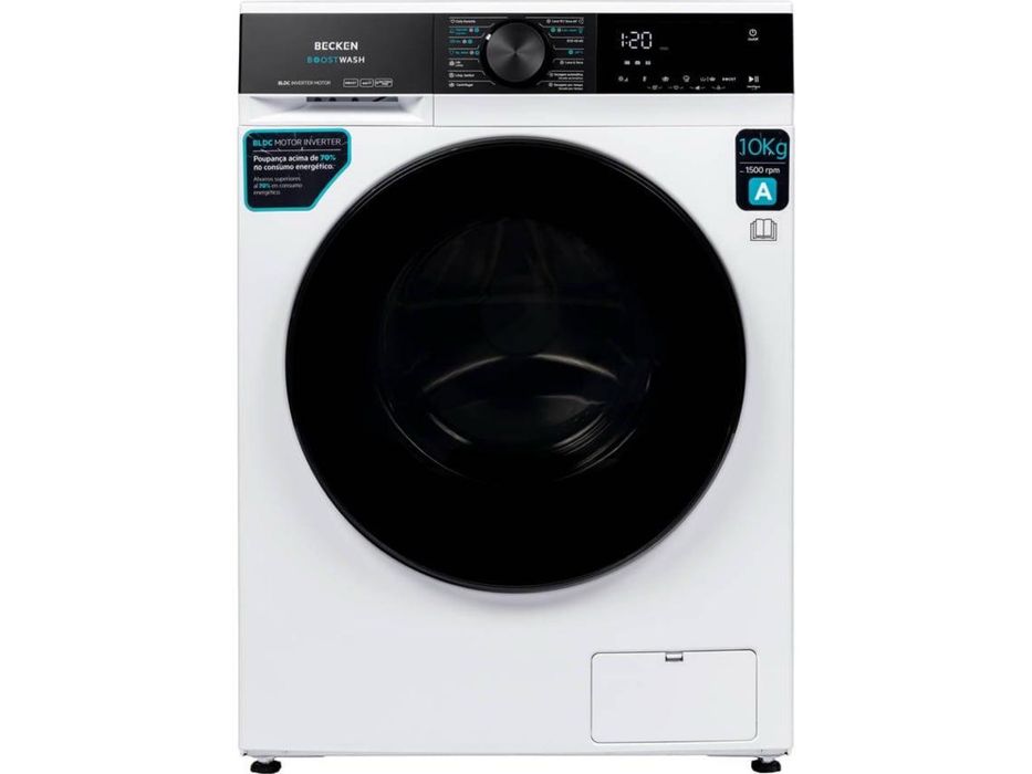 Máquina de Lavar e Secar Roupa BECKEN Boostwash BWD9209 WH