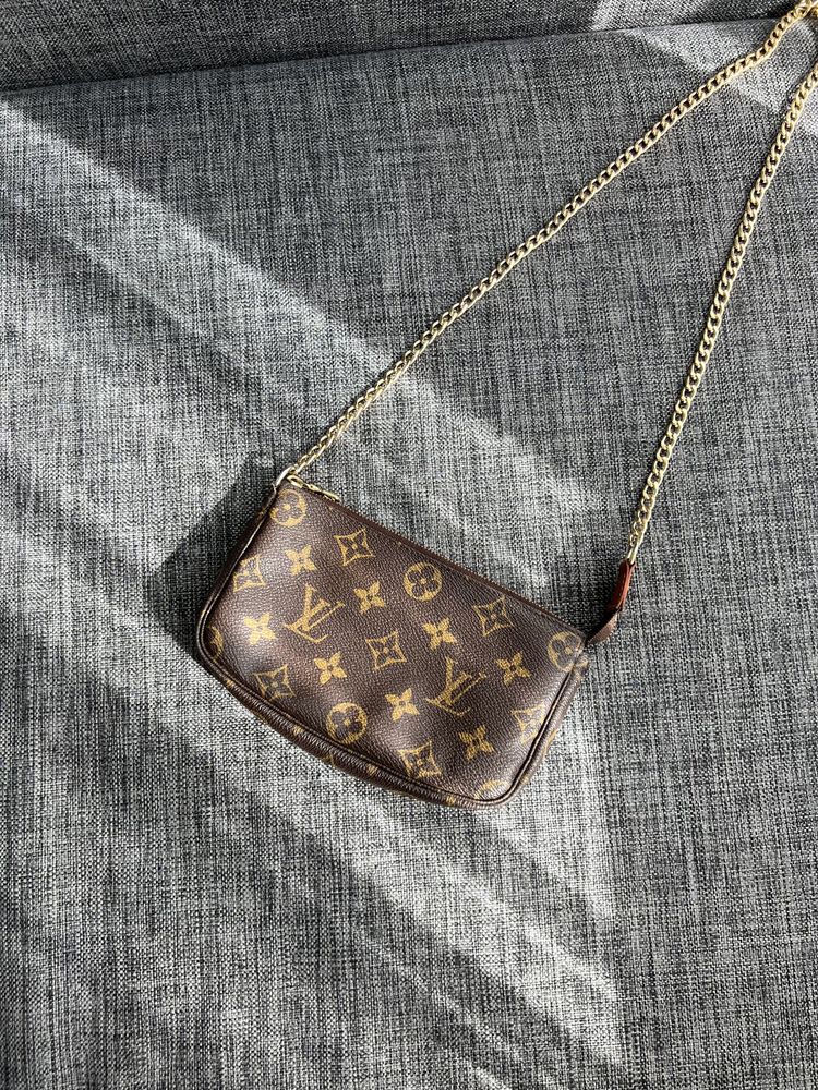 Louis Vuitton pochette mini orygonalna torebka