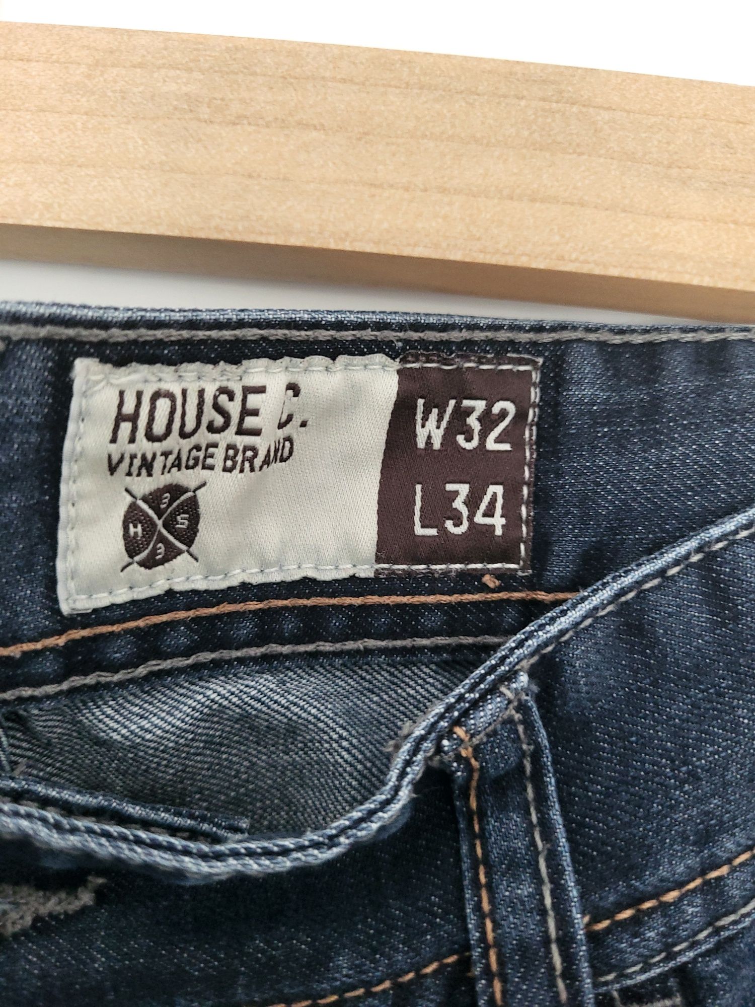 Spodnie jeansowe męskie House rozmiar  W32 L34