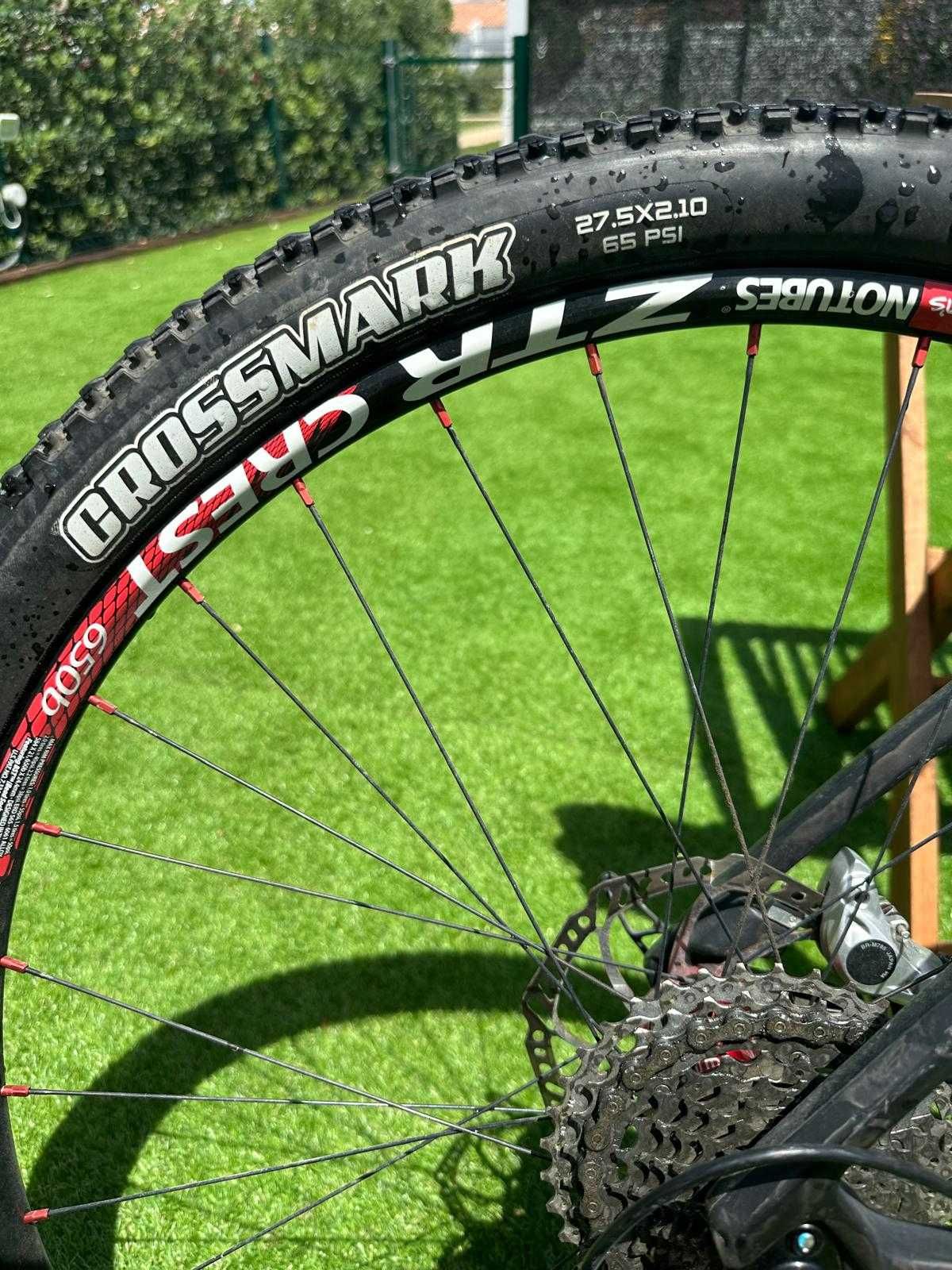 Bicicleta BTT carbono