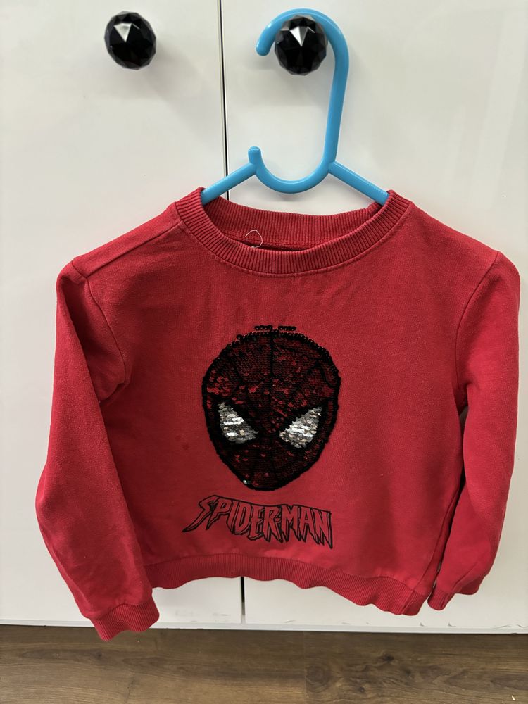 Bluza koszulka spiderman marvel 110 cekiny