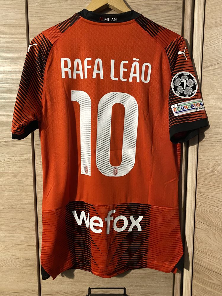 AC Milan Rafael Leao 10 Champions League patch L