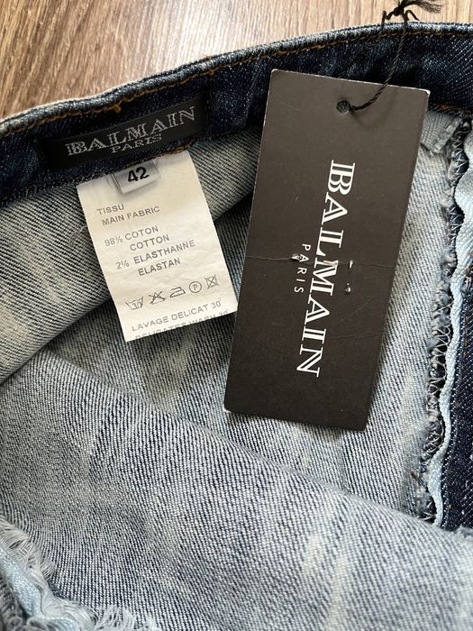 Джинси Balmain з суцільною блискавкою