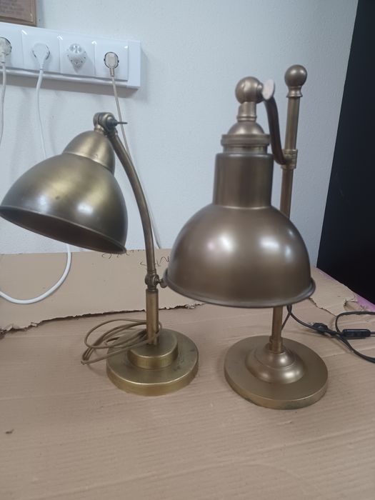 2 candeeiros de secretária  vintage