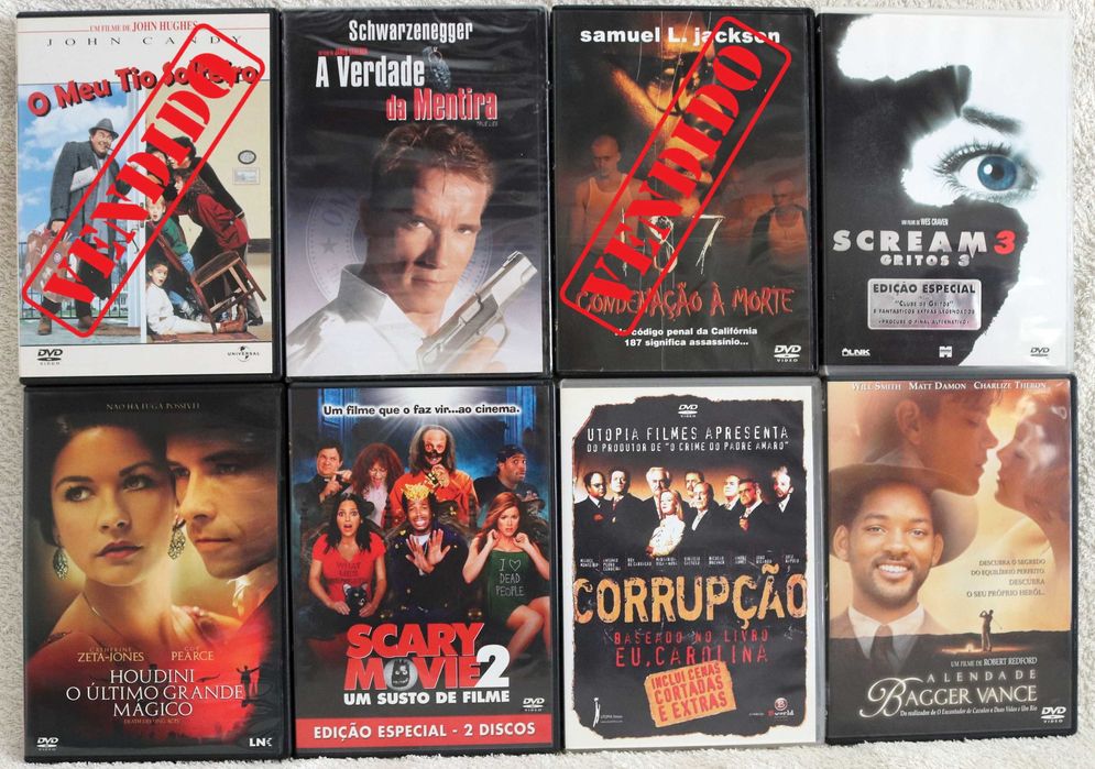 Lote 40 filmes em DVD [individual ou em lote]