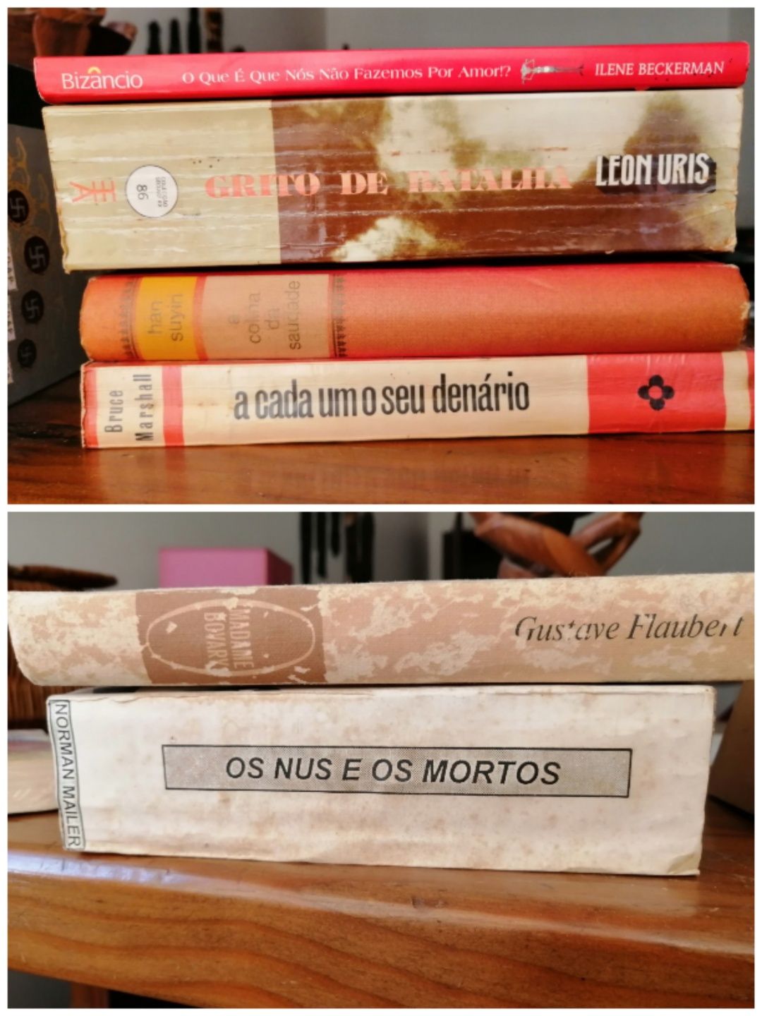 Postais e livros