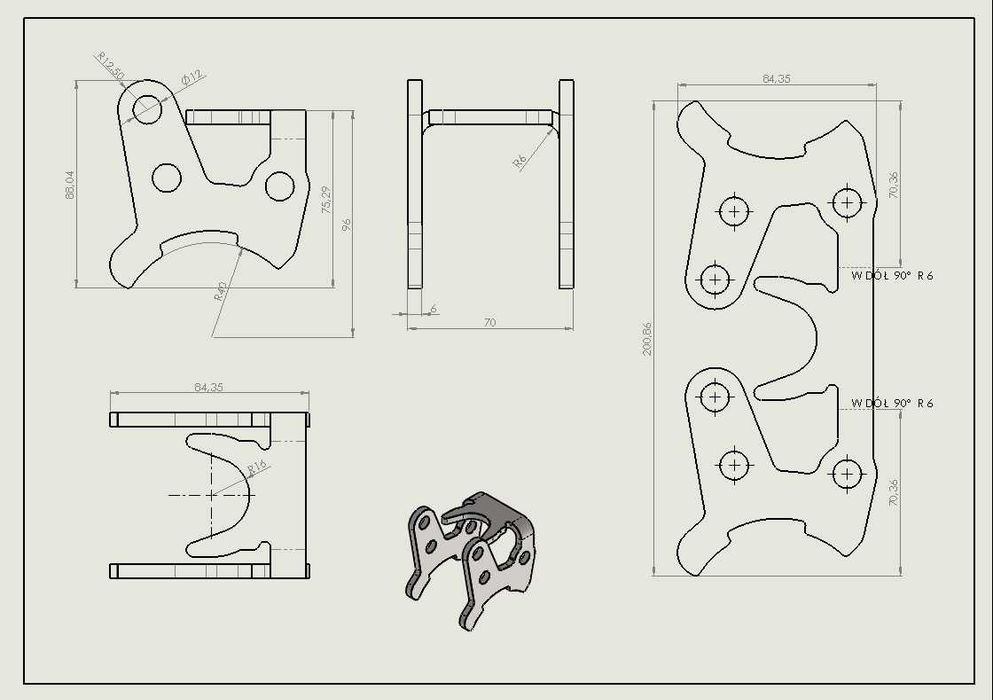 Konstruktor CAD, projektowanie maszyn, SolidWorks, współpraca