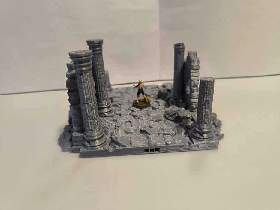 Zrujnowana droga prosta s2 (Lost City) RPG D&D Diorama Makieta