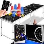 Stół do Beer Pong z regulowaną wysokością składany - klasyczny Kesser