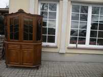 Rogowa Witryna Chippendale Styl Ludwika