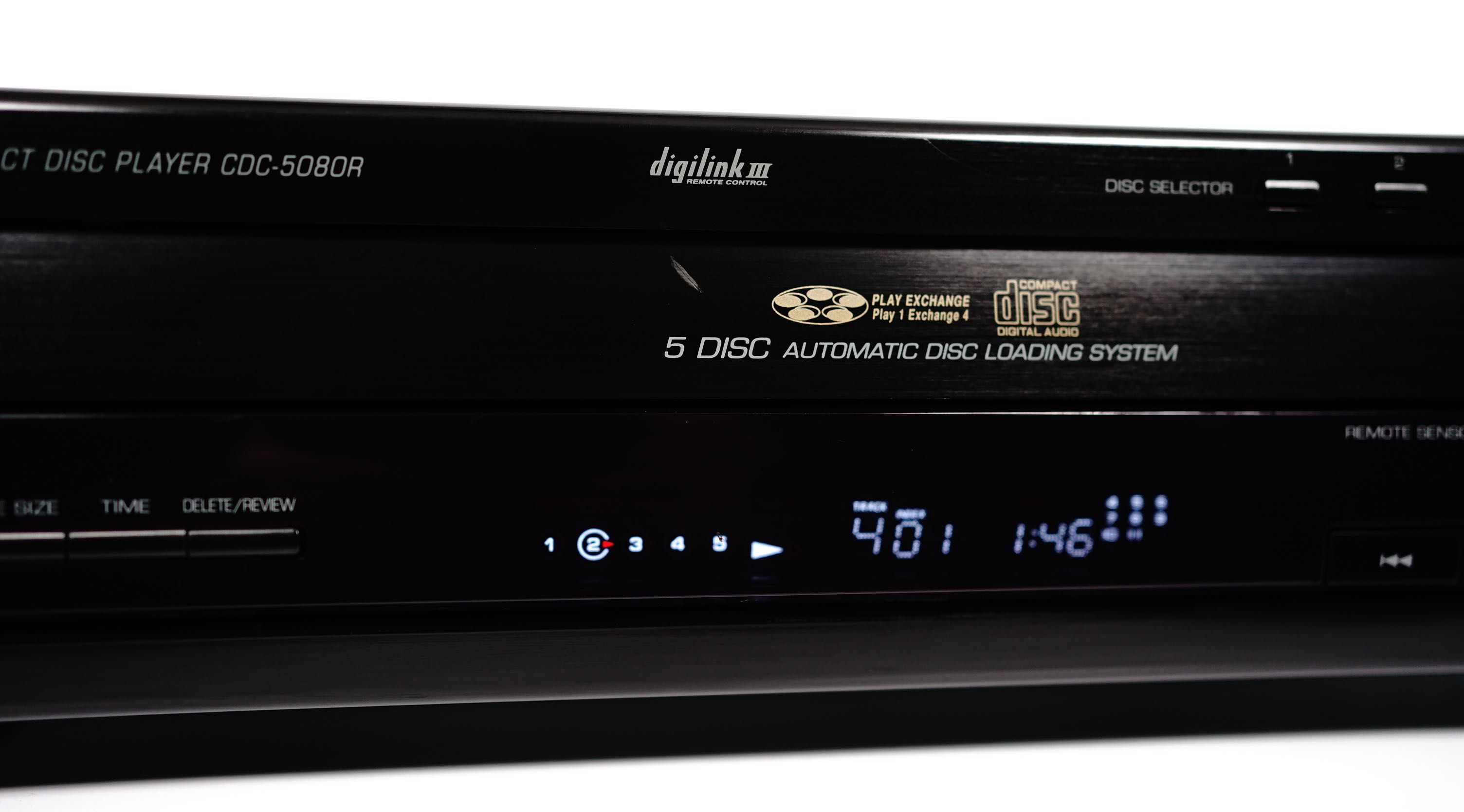 Zmieniarka na 5 płyt CD Sherwood CDC-8050R DAC 1-bit Odtwarzacz