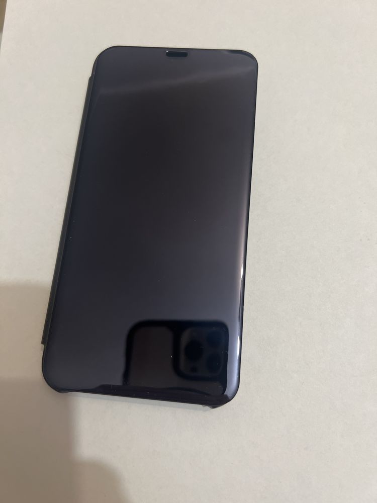 Etui Lustro Clear View Huawei Mate 30 Lite | Czarne