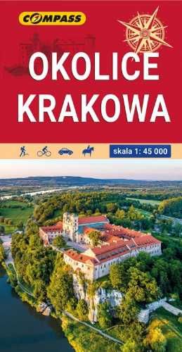 Mapa turystyczna - Okolice Krakowa 1:45 000 - praca zbiorowa