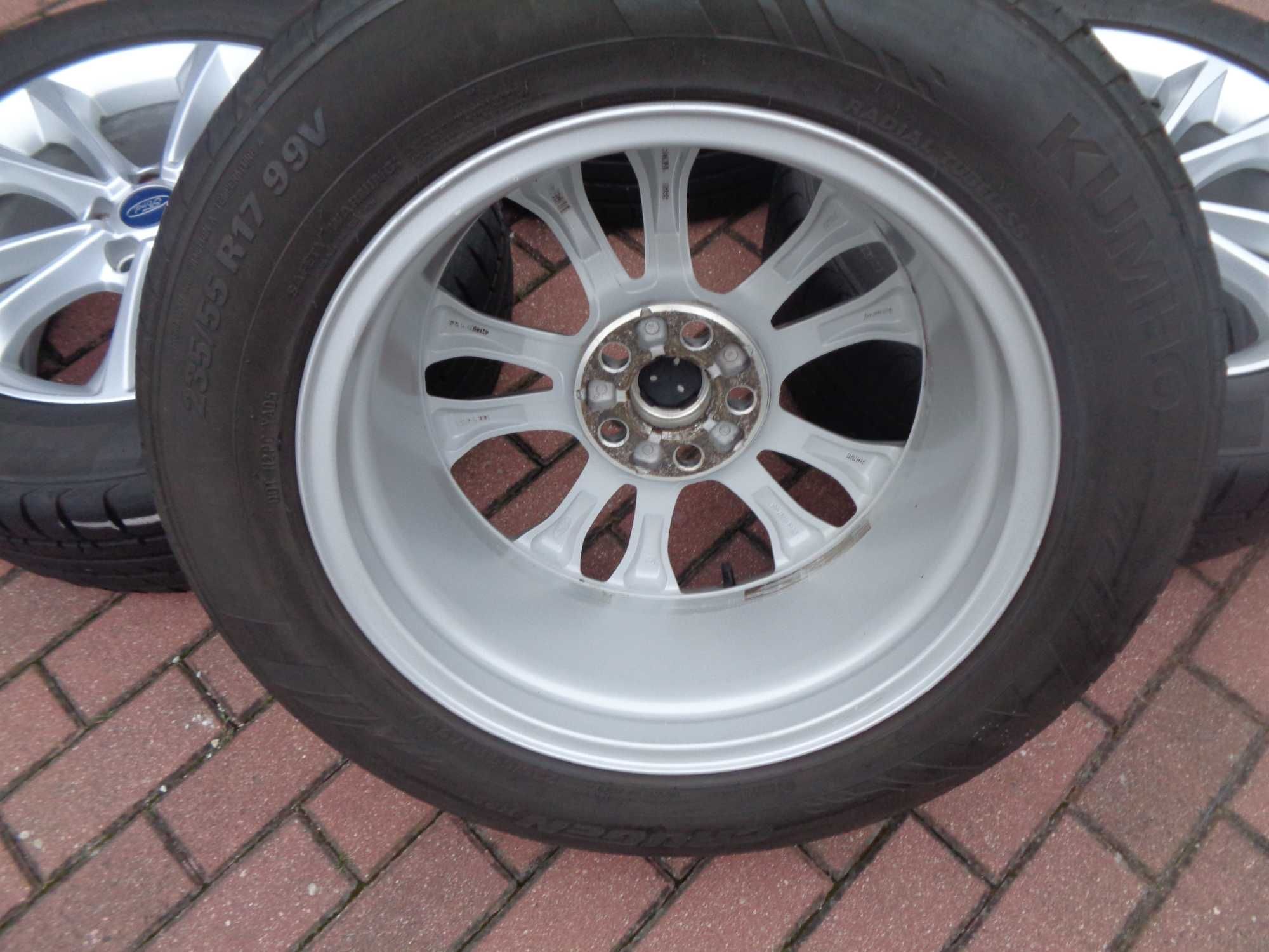 Alufelgi 17 Ford Kuga S-Max Galaxy z oponami 7mm BDB stan ORYGINAŁ
