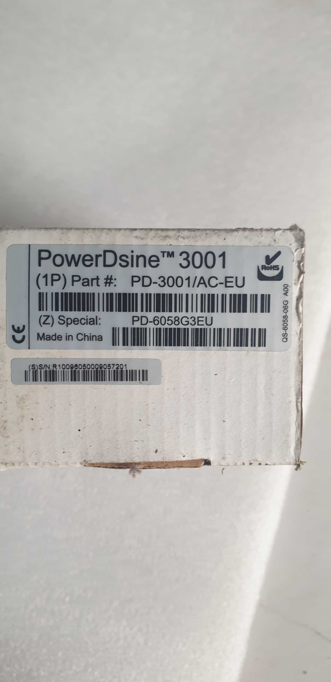 Power Injector (PoE) Powerdsine 3001