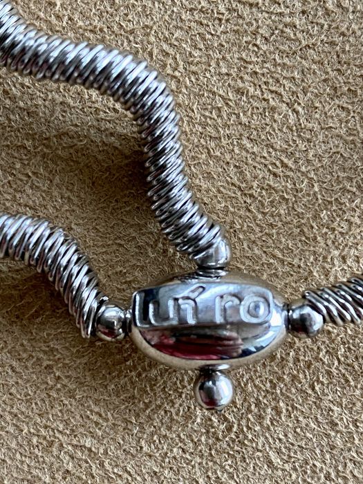 Colar em prata 925,com contraste.