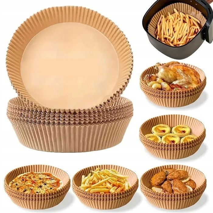 Papier pieczenia wkład frytkownicy powietrznej AIR FRYER 20cm 100szt