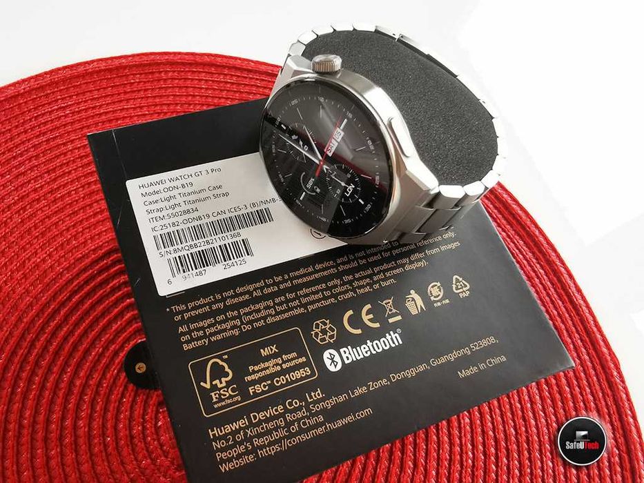 Huawei Watch GT3 Pro Elite - SZAFIR - TYTAN - Bransoleta - KPL. WARTO