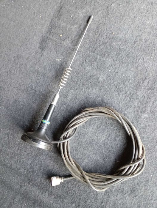 antena CB President Georgia - krótka, mocna antena CB magnesowa 31 cm