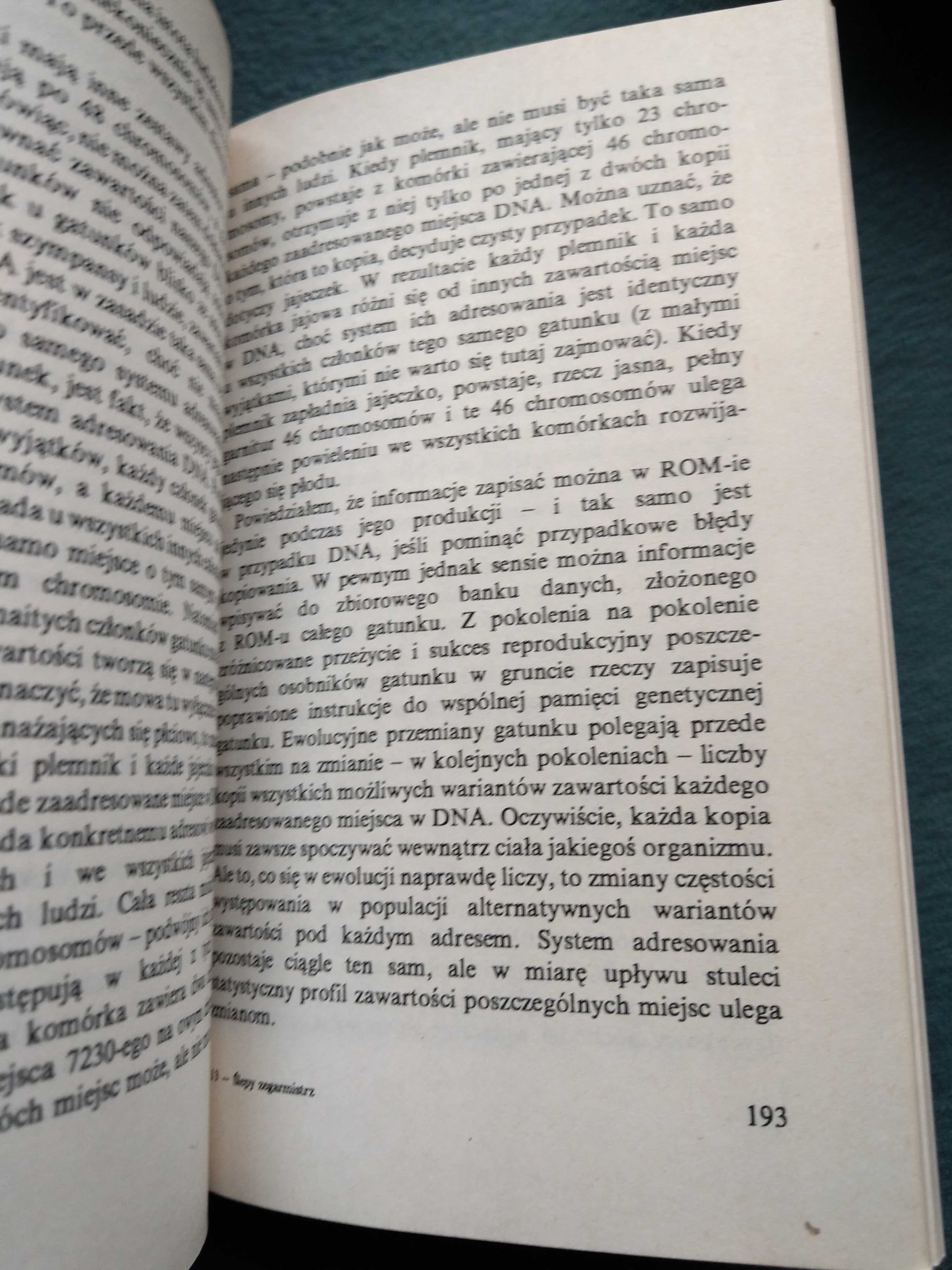 "Ślepy zegarmistrz"  Richard Dawkins