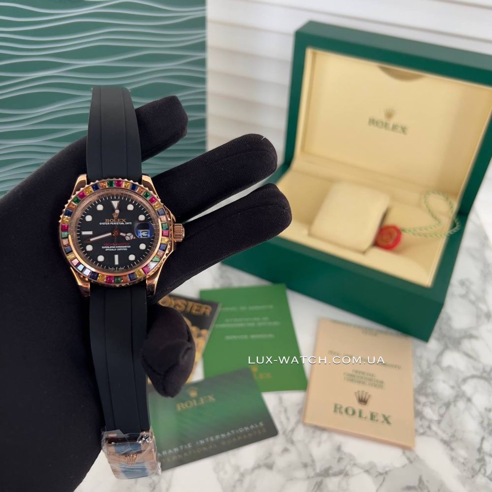 Часы Rolex Yacht-Master Diamond Rubber