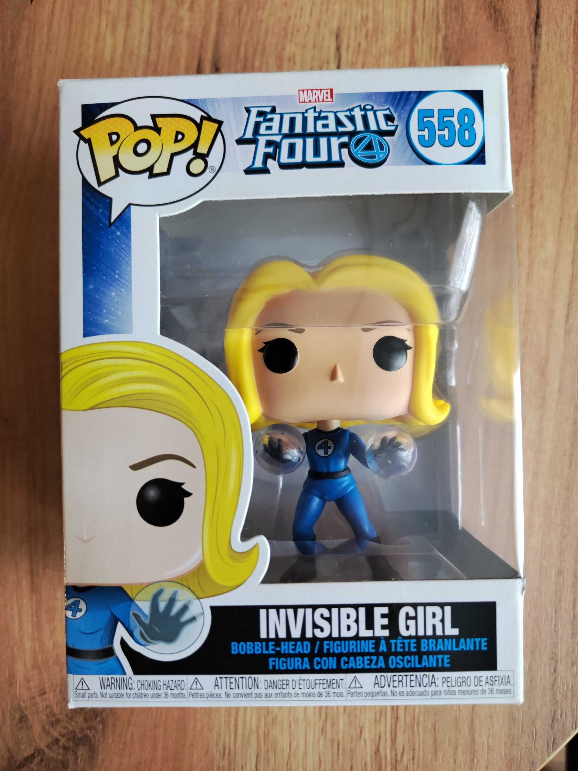 Figurka Funko Pop 558 INVISIBLE GIRL Fantastic 4 Four MARVEL