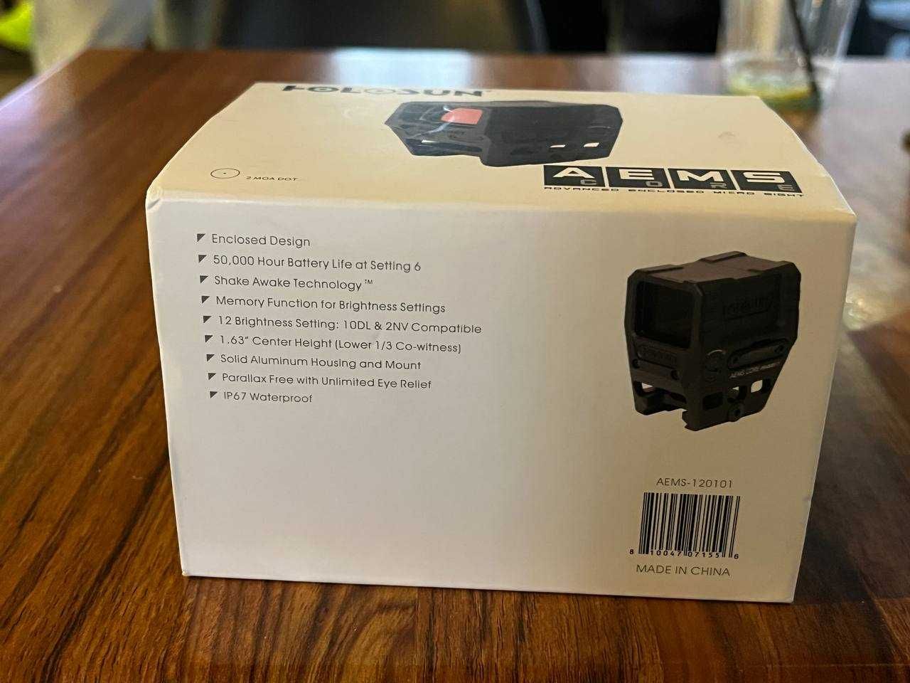Коліматор Holosun AEMS Core 120101 Green Dot — новий, з США
