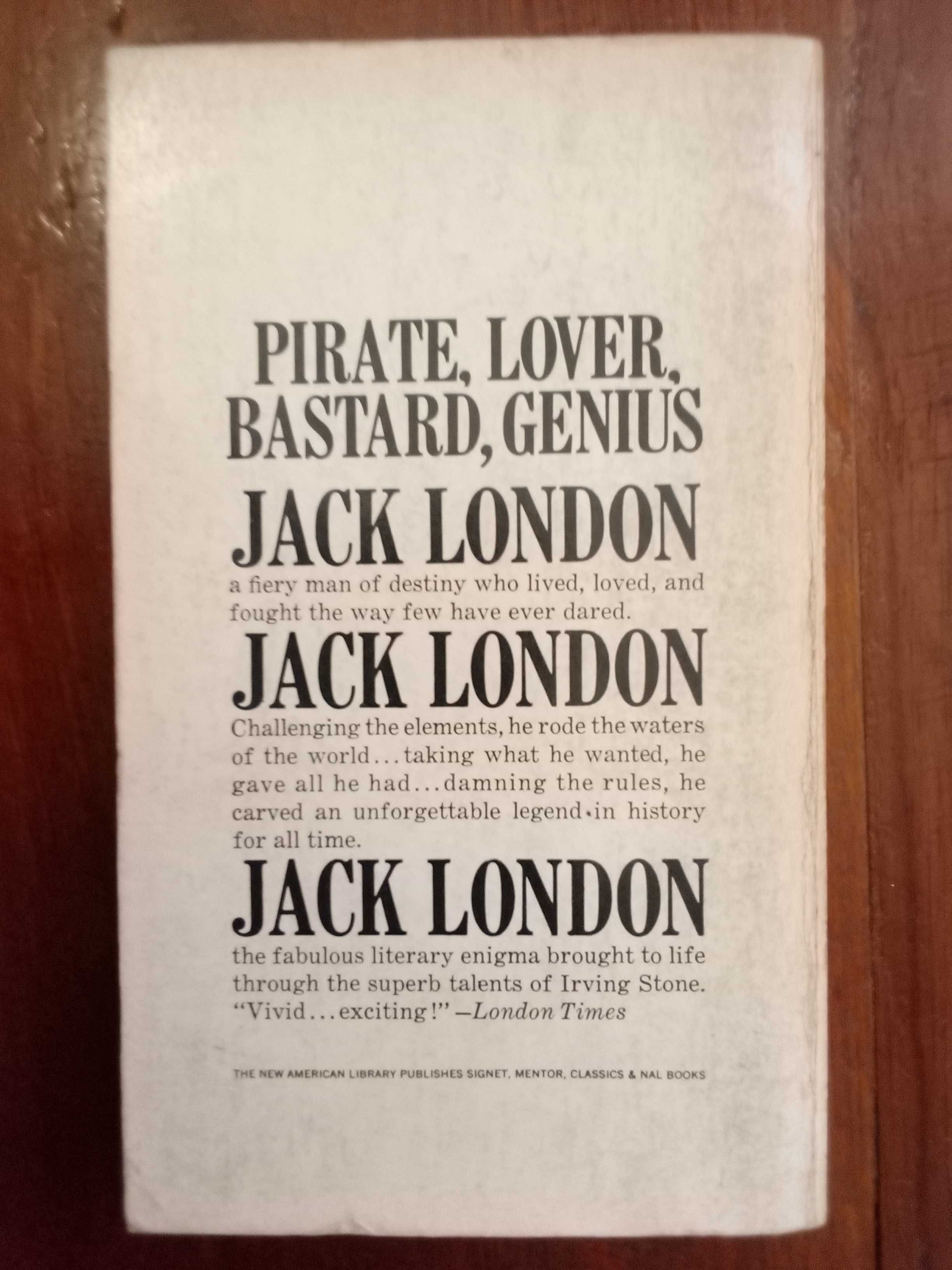 Irving Stone - Jack London, Sailor on Horseback