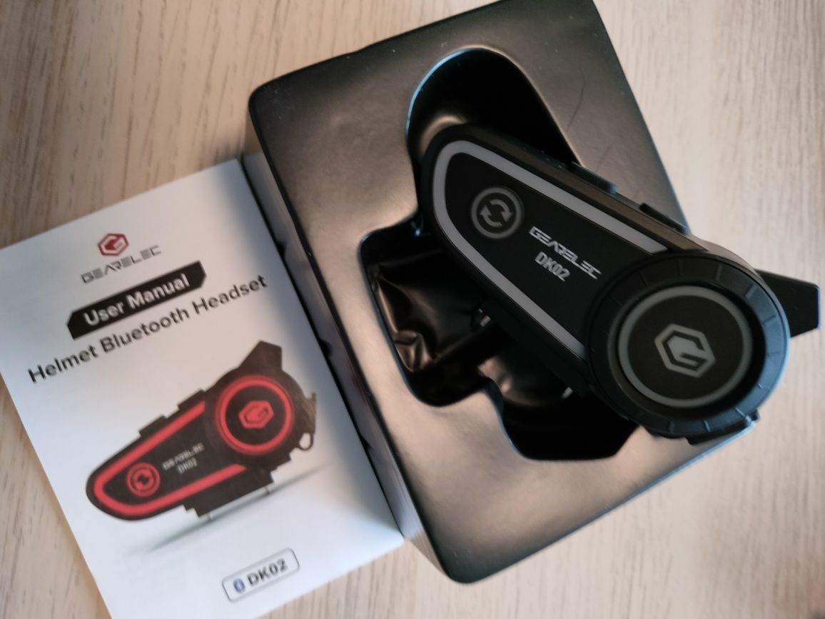 Gearelec DK02 zestaw słuchawkowy do kasku stereo Bluetooth 2800 mAh