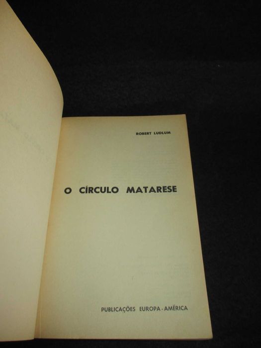 Livro O Círculo Matarese Robert Ludlum