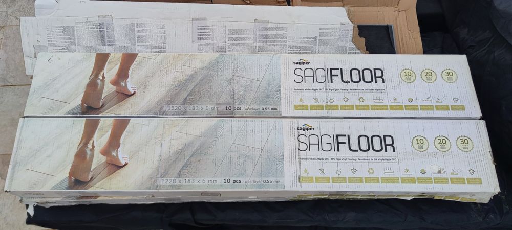 Sagifloor pavimento vinílico ref:505 cinzento