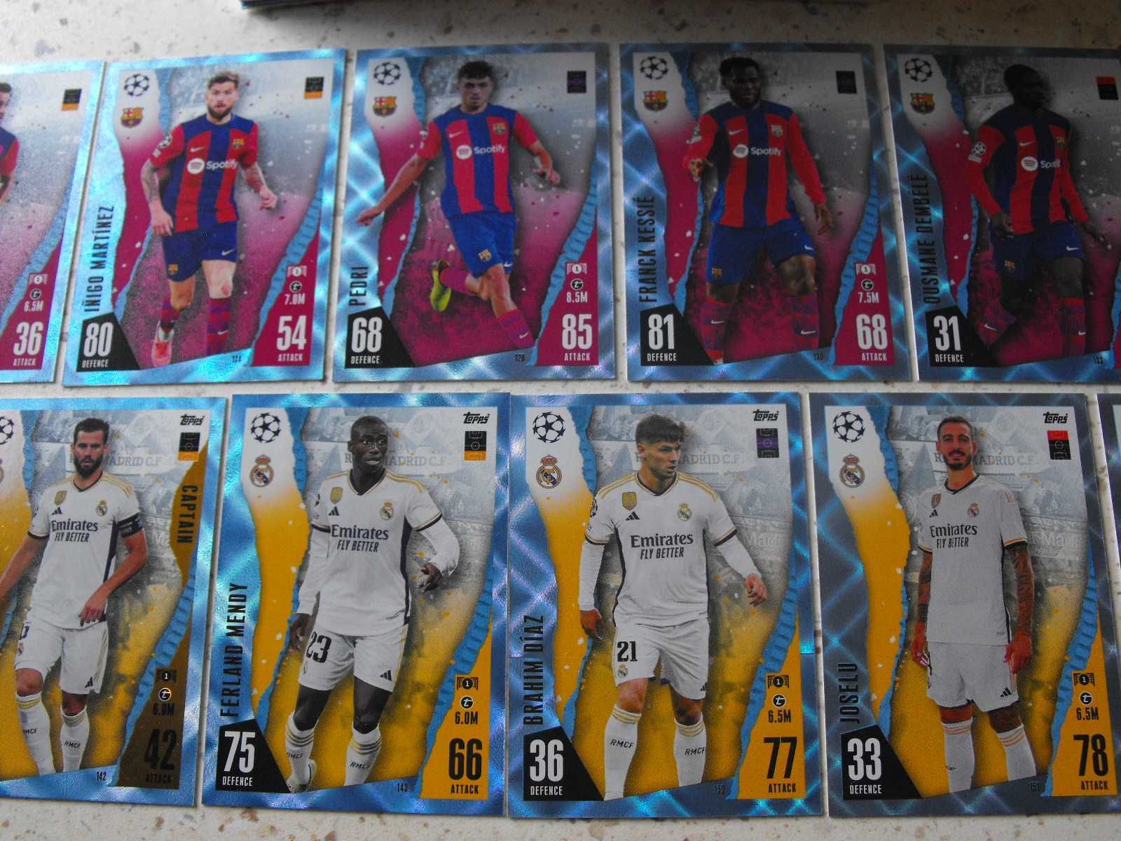 topps Match Attax 2023/24, karty CRYSTAL, ZAMIENIĘ !!!