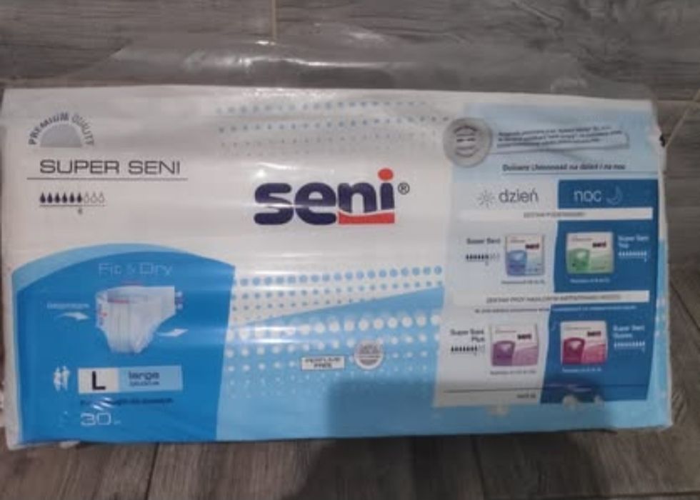 Sprzedam PIELUCHOMAJTKI Super Seni pieluchomajtki dla dorosłych