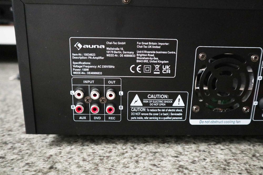 Усилитель  Auna AMP-218-BT с Европы