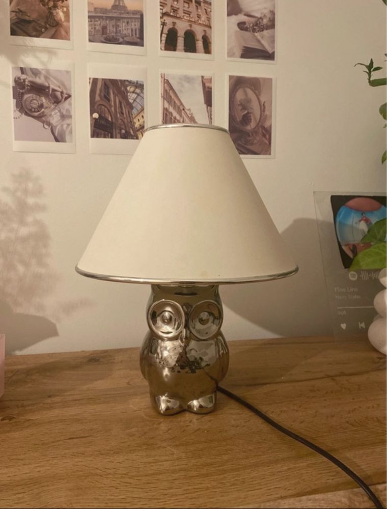 Lampka nocna sowa lampa stołowa