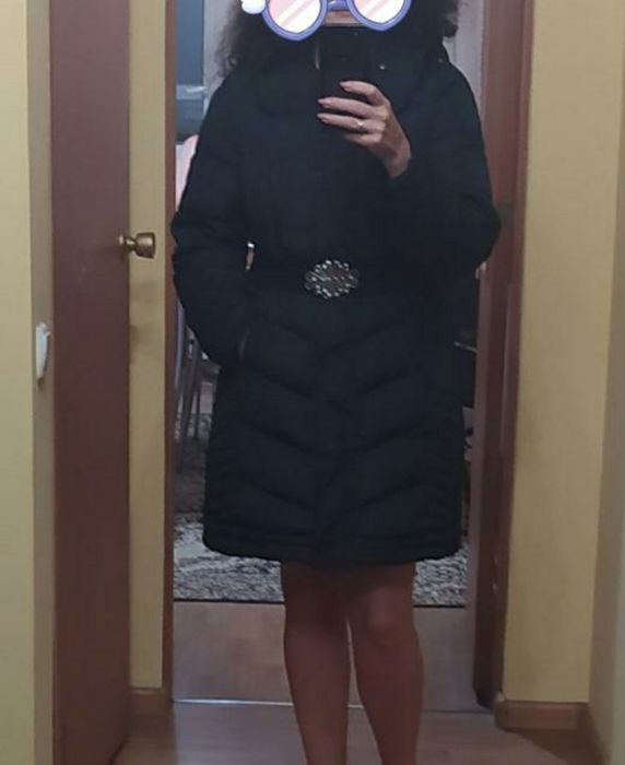 Куртка довга зимова розмір 46-48