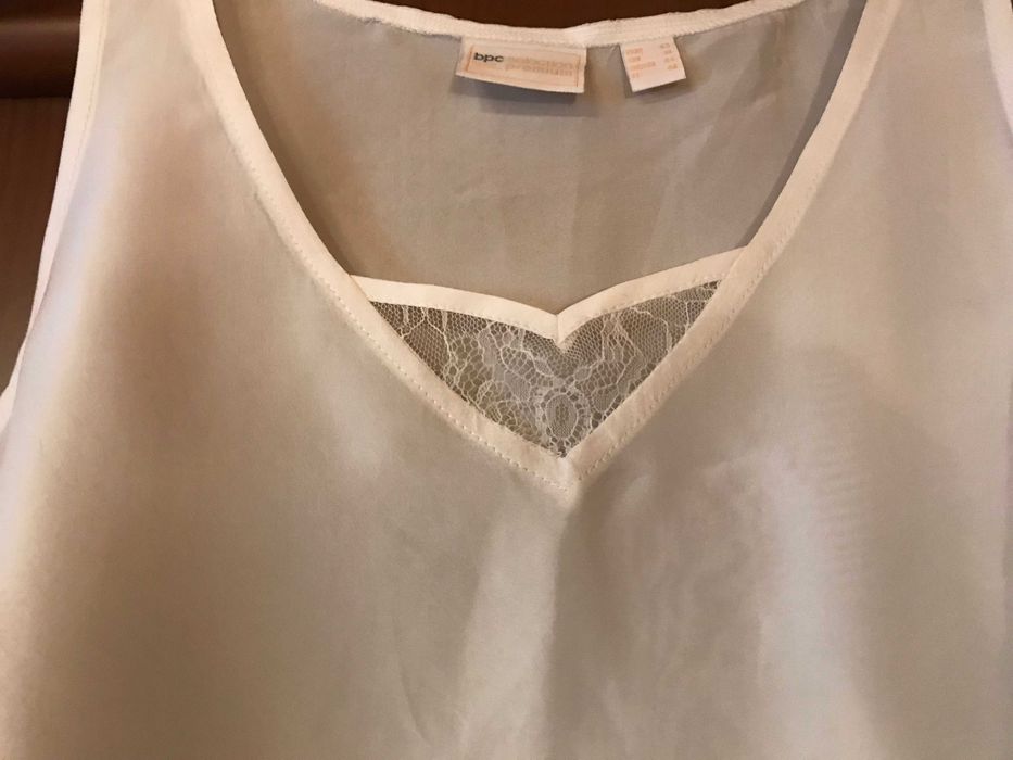 Koszula nocna satynowa fioletowa lub jasnoniebeska, biała, ecru