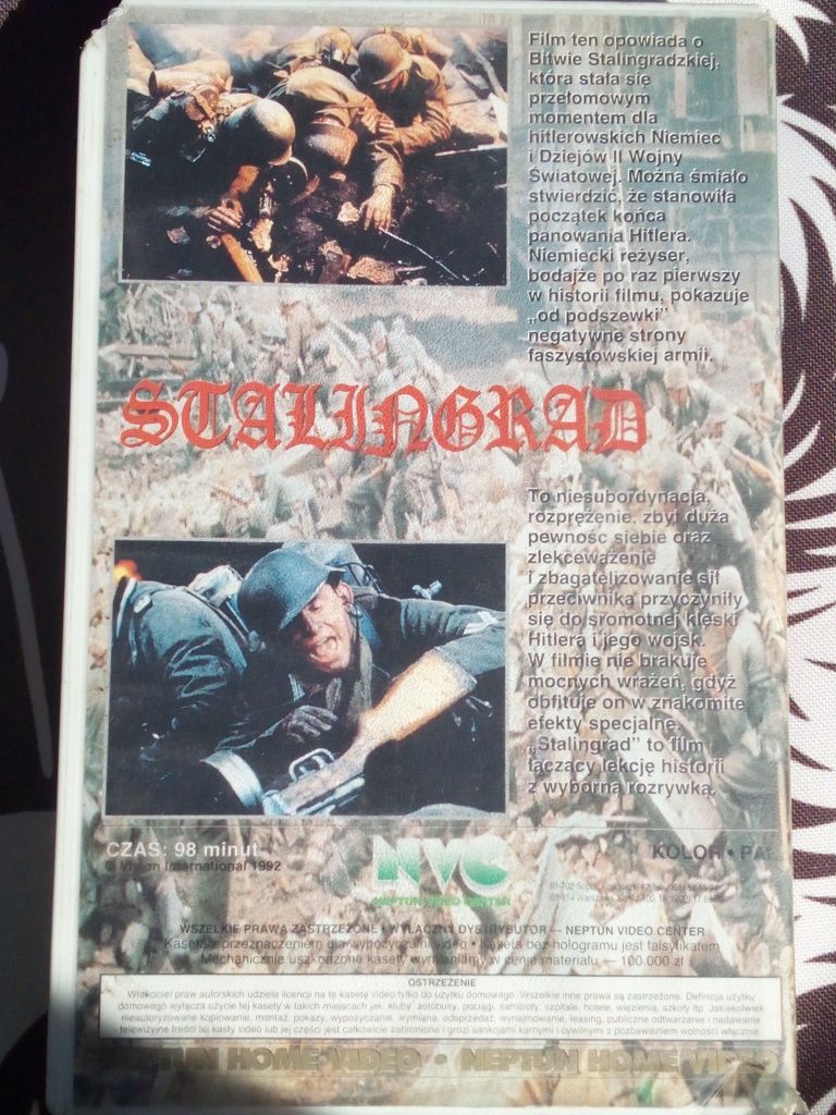 Stalingrad – VHS – Część 1 – Joseph Vilsmaier – Neptun Home Video – We
